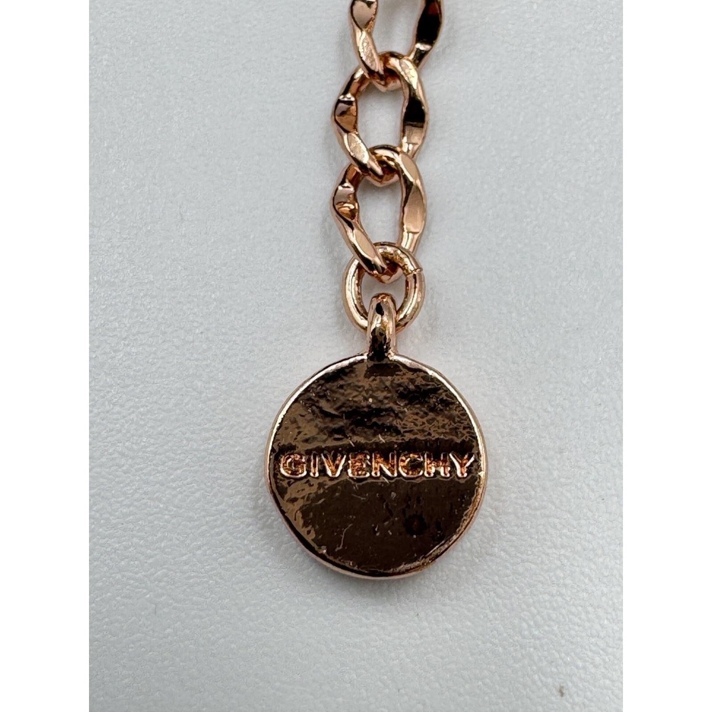 Givenchy Rose Gold Tone Parure Crystal Y Drop Necklace Bracelet Dangle Earrings - Picture 10 of 16